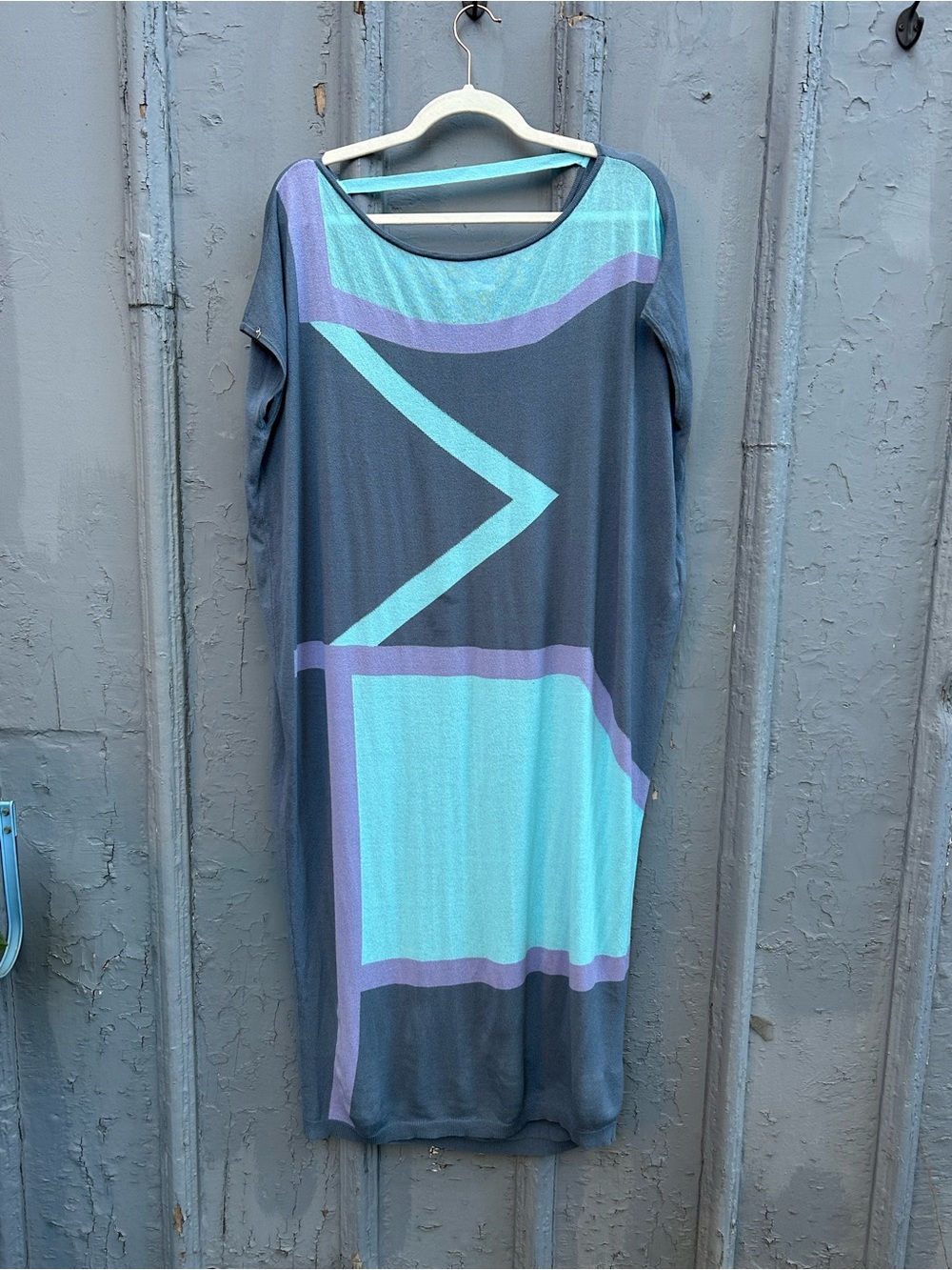 Oblique Creations knit blue Dress, size “2” (an oversized M/L)